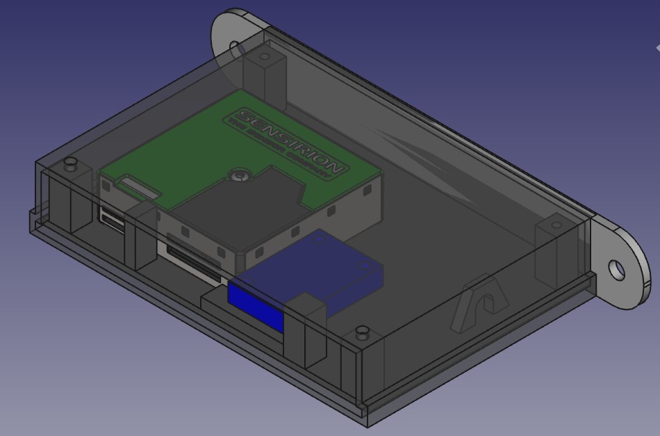 Sensirion SPS30 / Adafruit BME280 Weatherproof Outdoor Enclosure