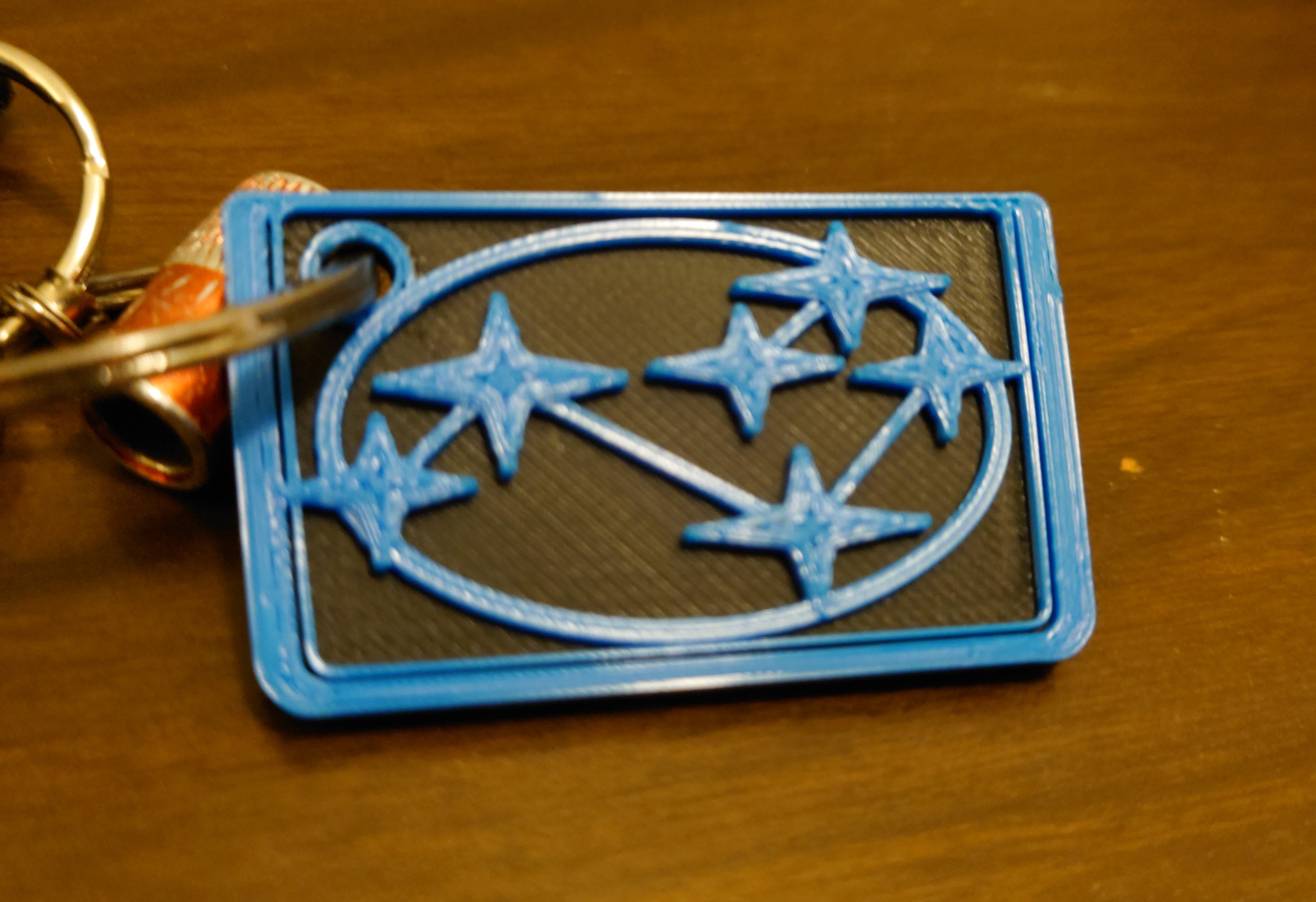 Subaru Logo (1970 Style) Key Chain