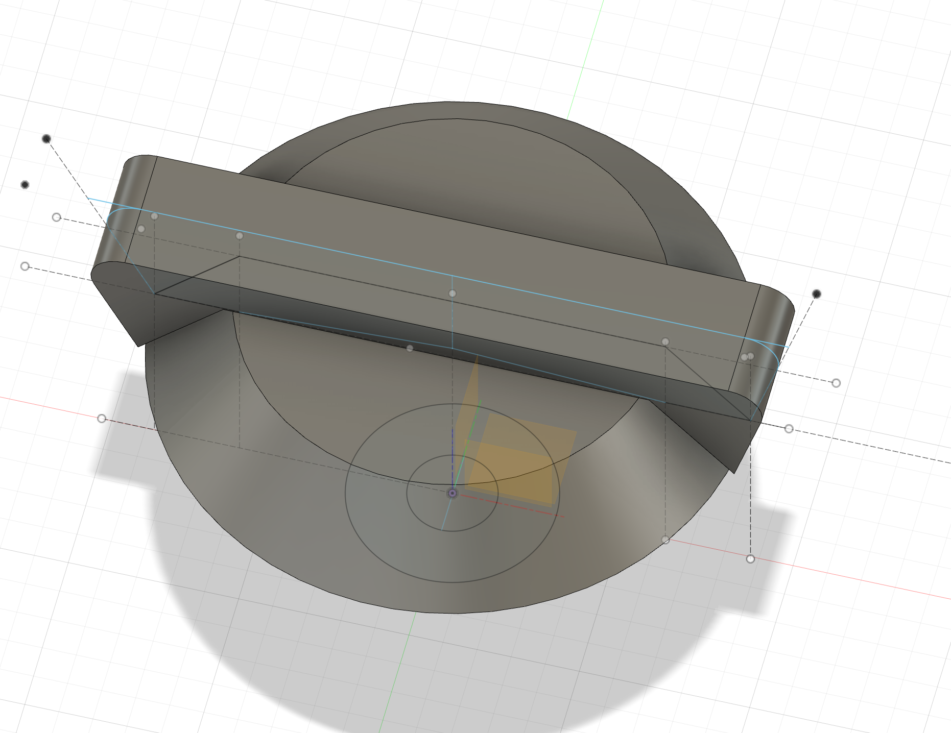 Range hood Knob for 1/4 (5MM) half moon shaft