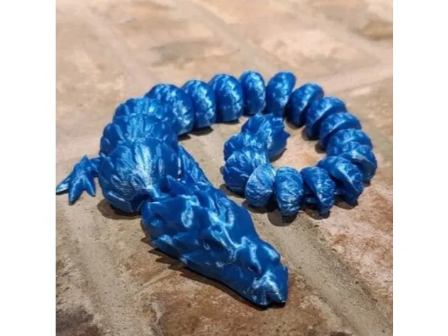 articulated flexible ice dragon