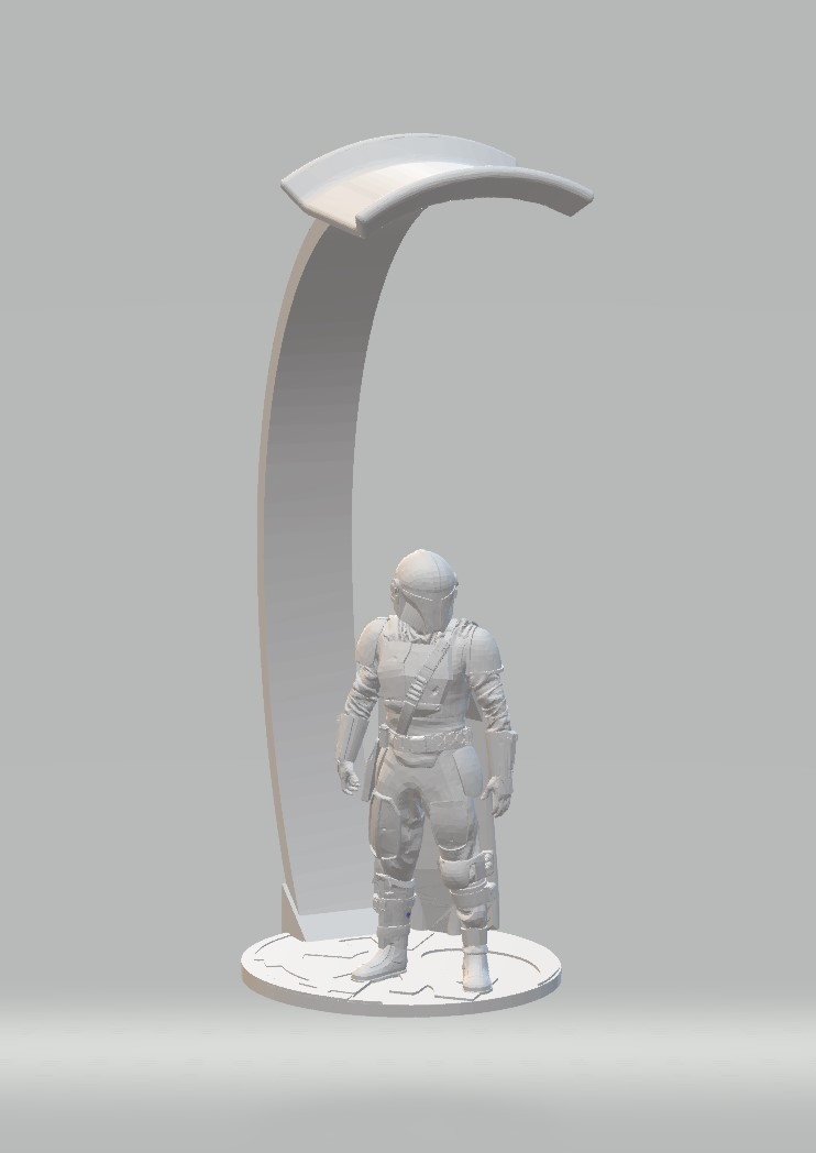 The Mandolorian headphone stand / holder