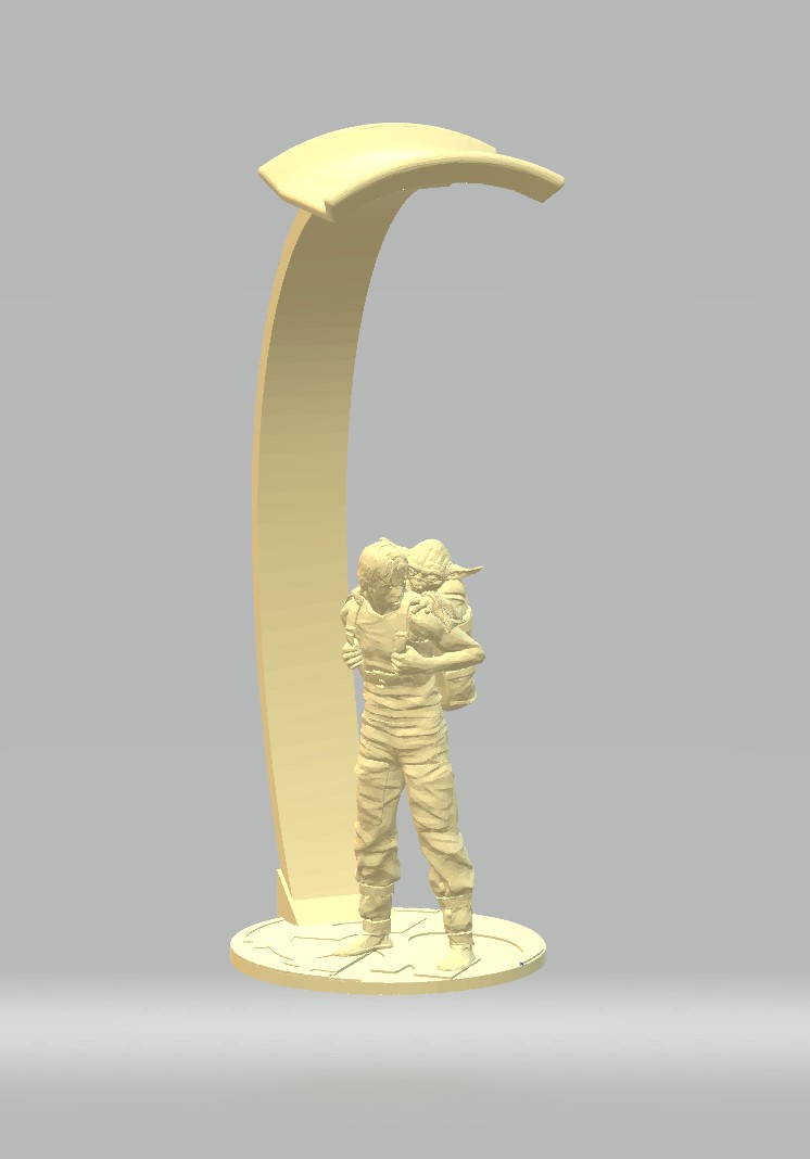 Luke & Yoda Headphone stand / holder