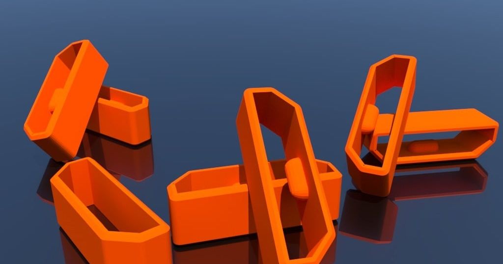 Vivofit Jr Strap Holder by Download free STL model