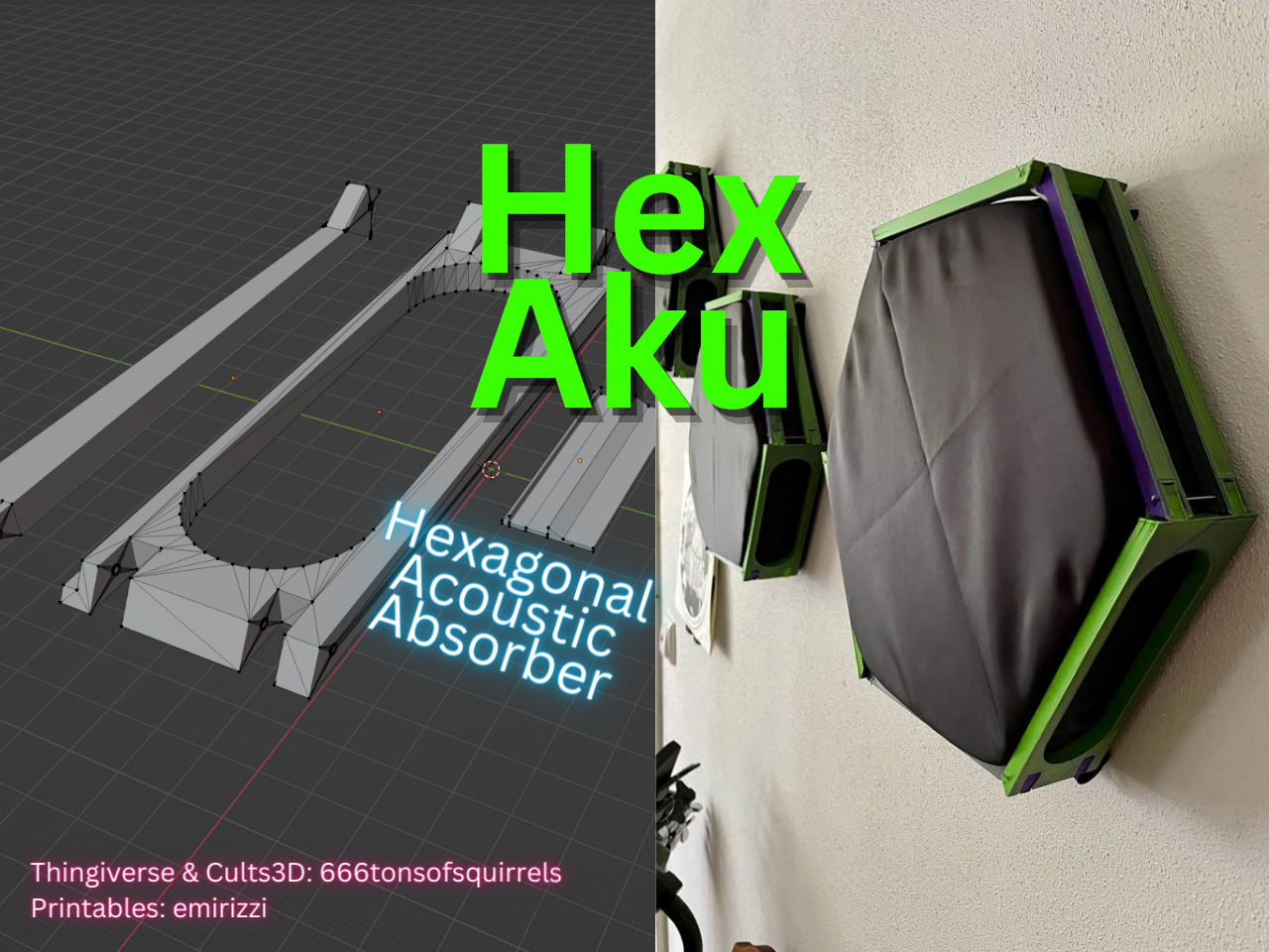 HexAku - acoustic absorber