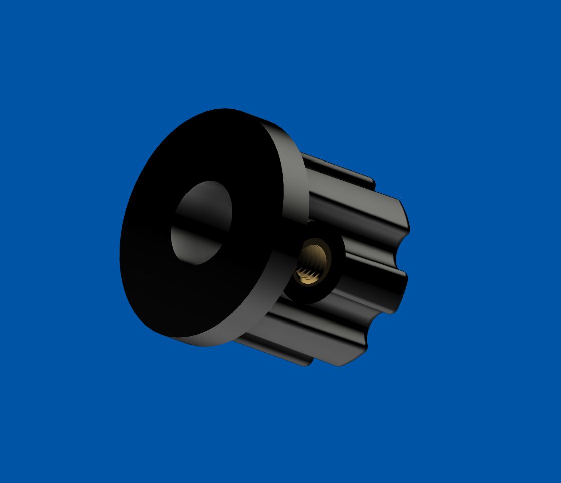 Potentiometer Knob 06 by Wiseone Download free STL model