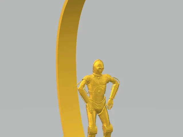 C3PO headphone stand / holder