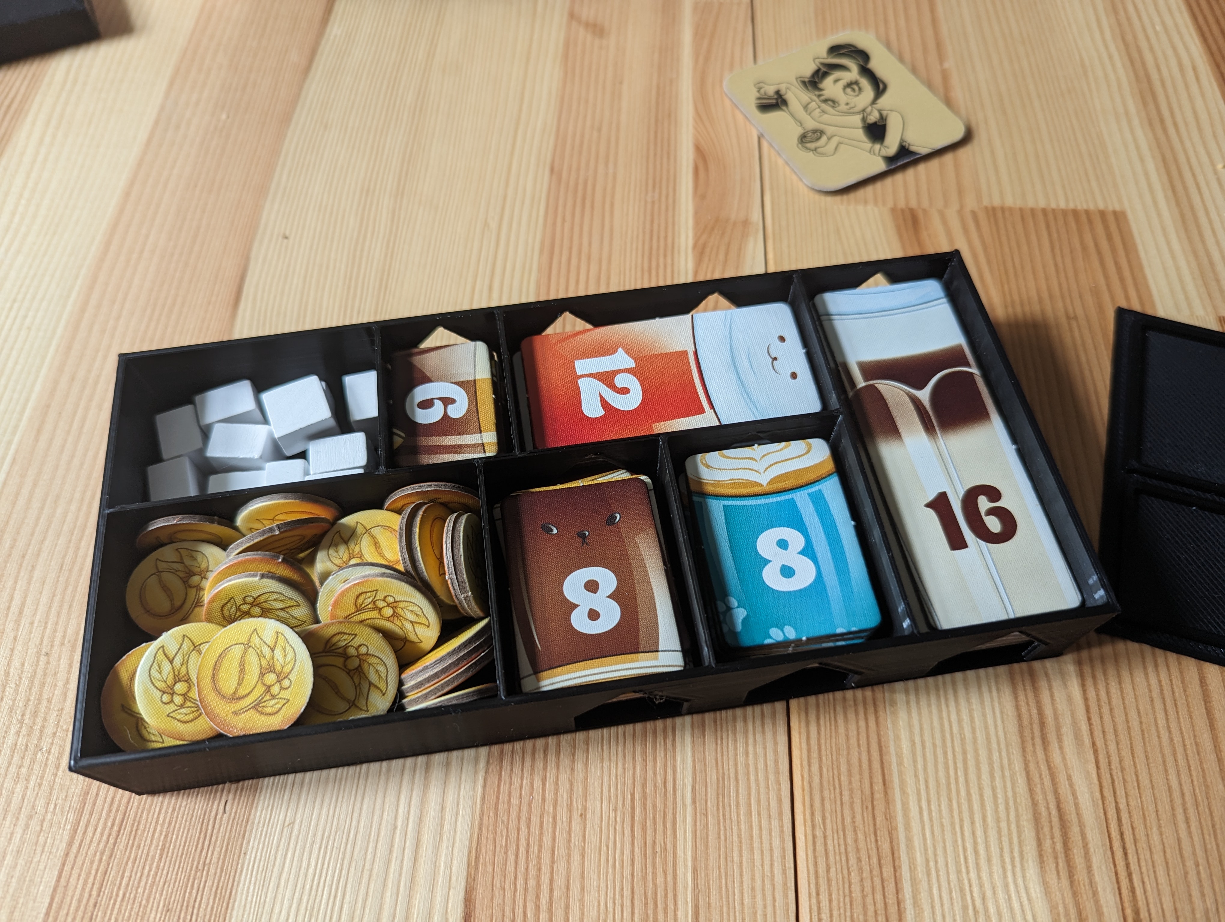 Cafe del Gatto Boardgame Organizer