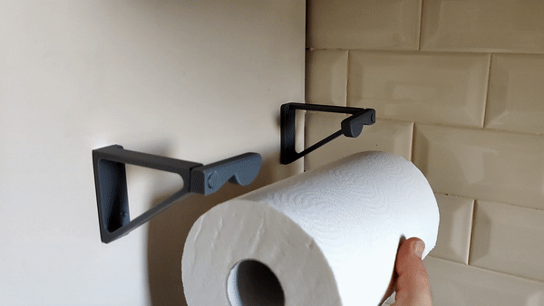 How To DIY Paper Towel Holder for Bathroom