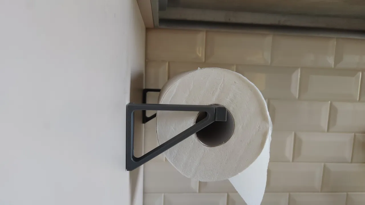 Paper Towel Holder - Print in place & quick swap by koehlr