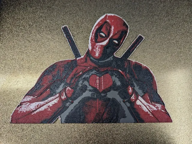 HueForge: DeadPool Love