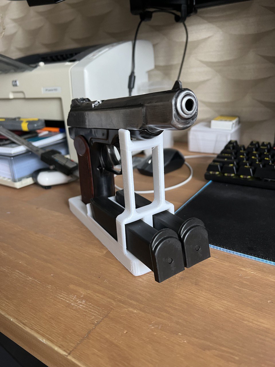 Stand for Stechkin pistol 9mm/Подставка для пистолета Стечкина 9mm by ...