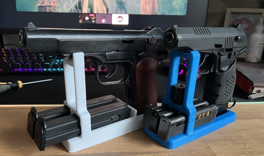 Stand for Stechkin pistol 9mm/Подставка для пистолета Стечкина 9mm by ...