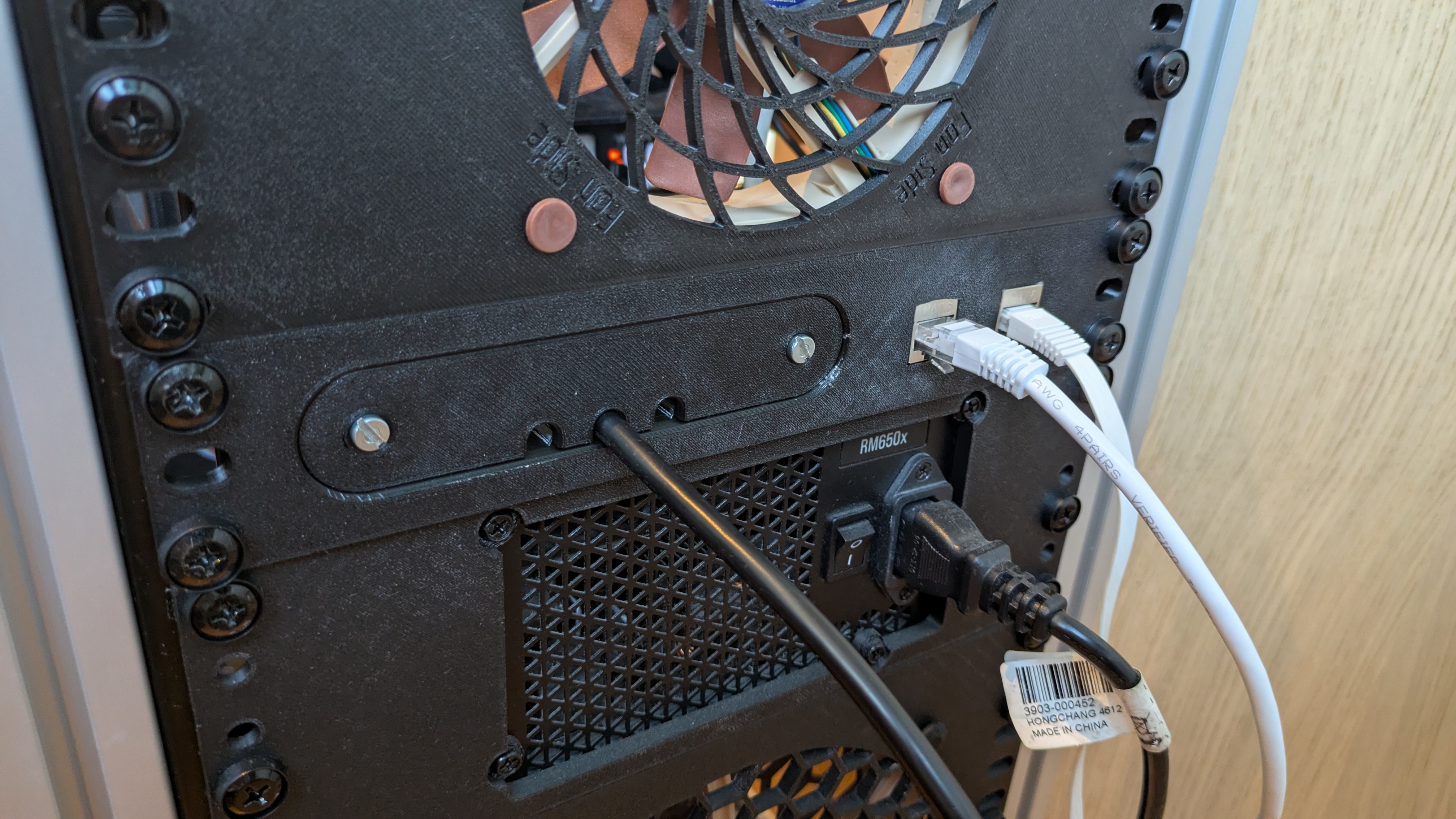 10 inch Cable Duct with 2x Keystone Slots