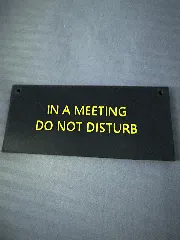 Do not disturb sign
