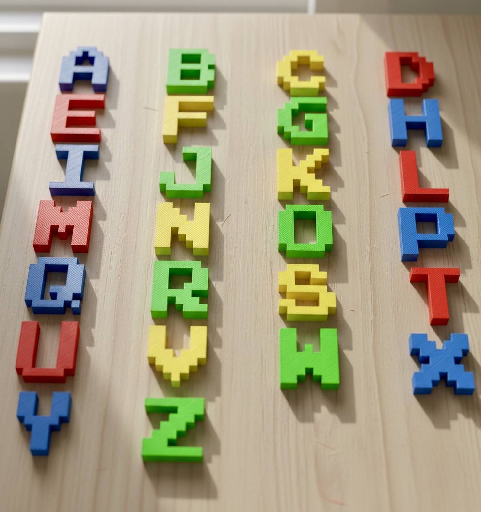 NES Inspired Font Letters & Numbers for Projects — miniatura 2