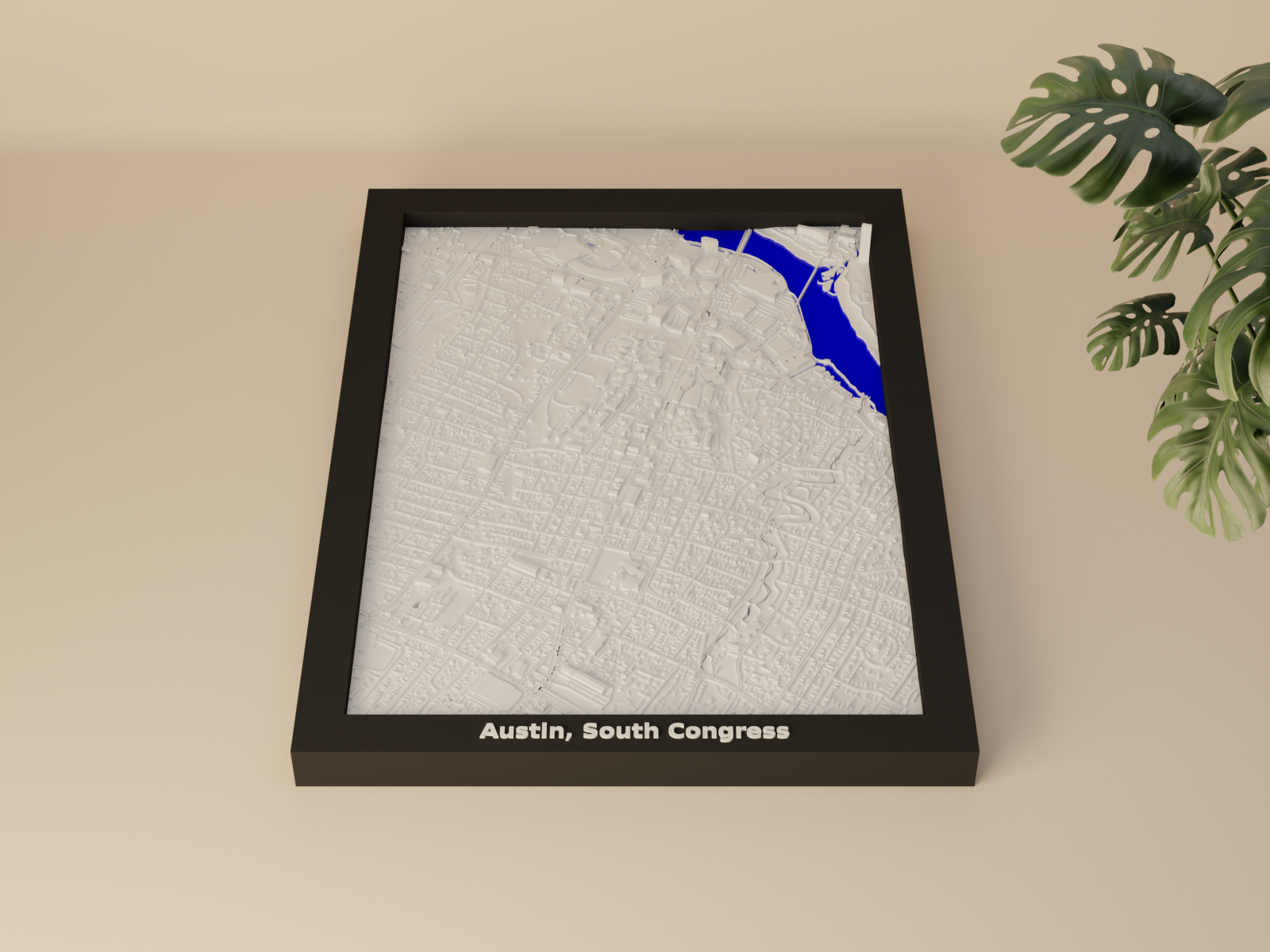Austin, South Congress, United States - 3D Miniature