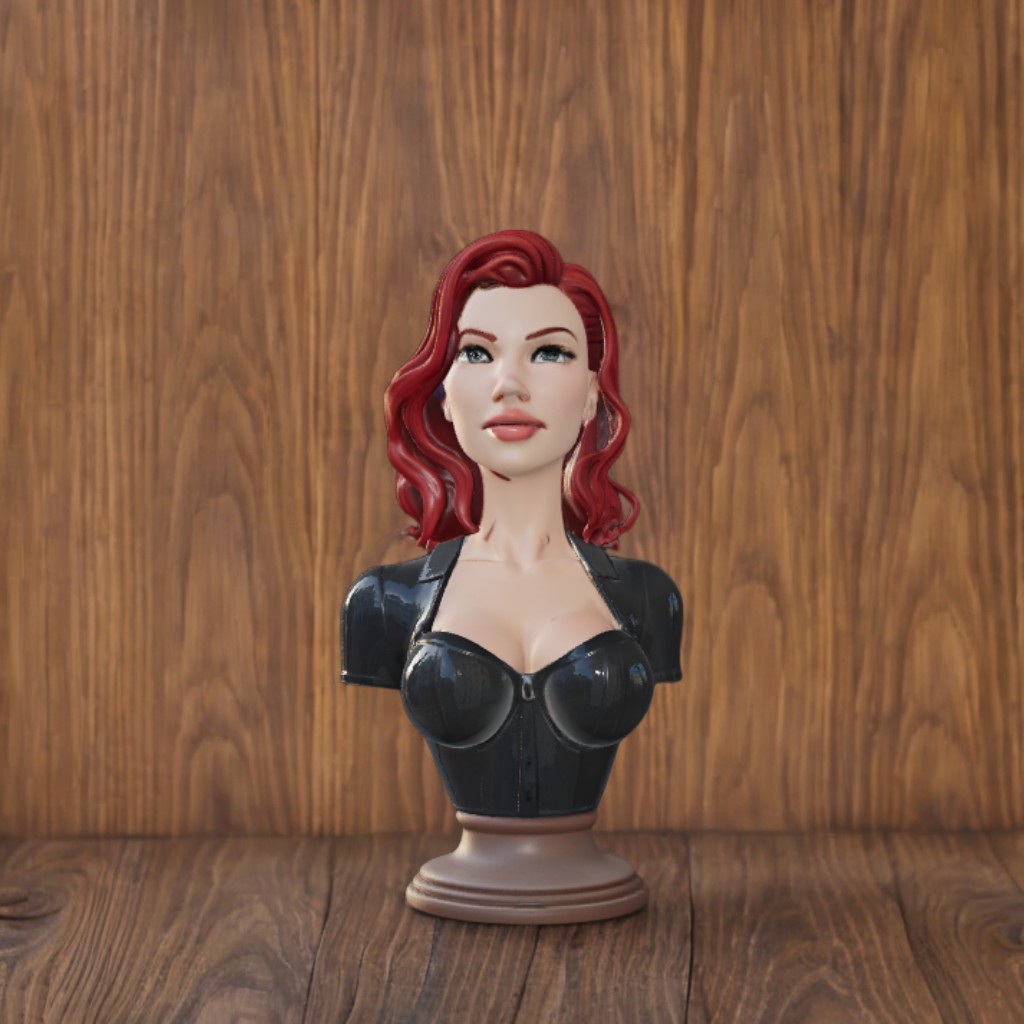Sexy Black Widow Statue