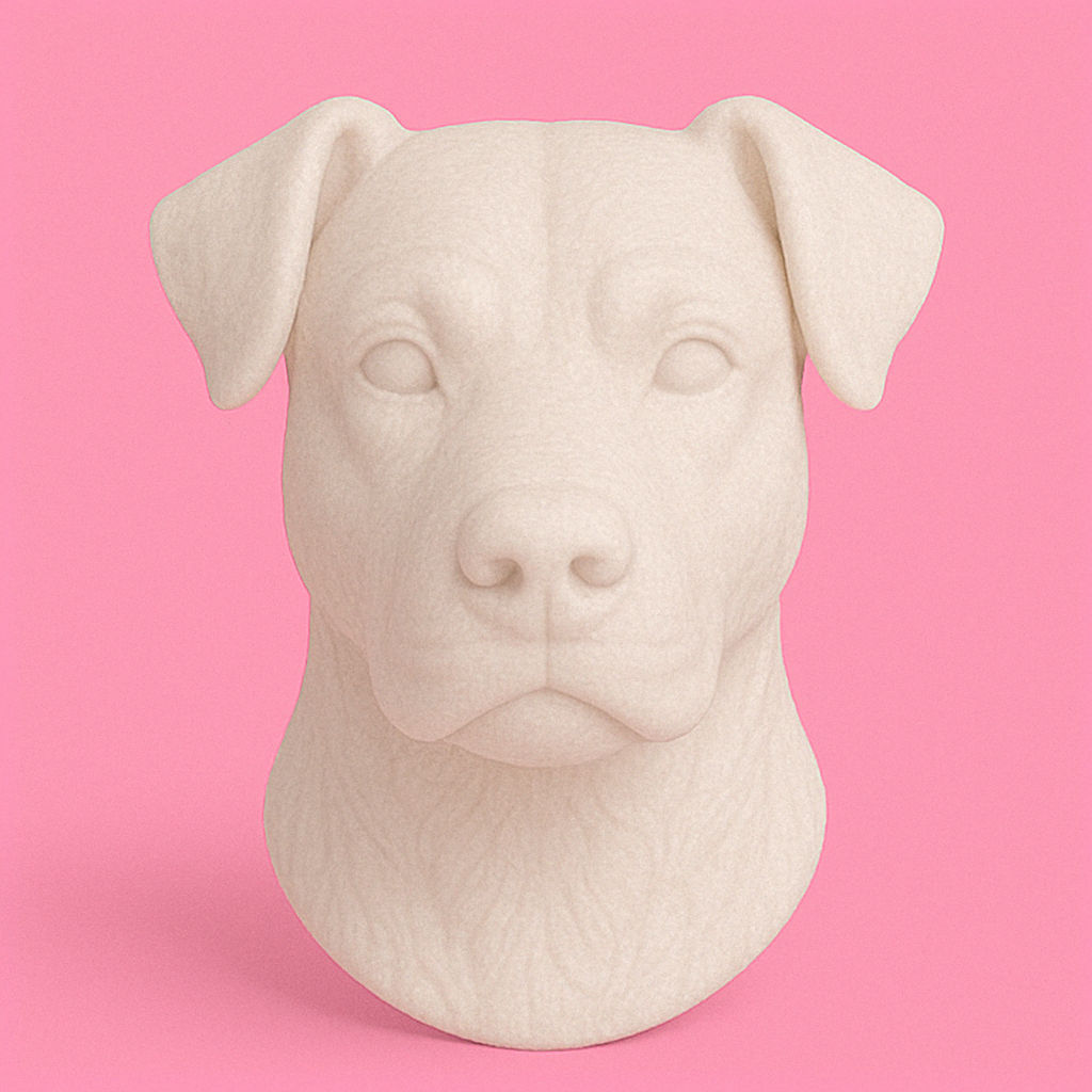 Chinese Zodiac Dog Head Model