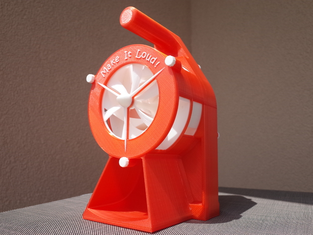 Air Raid Siren - hand crank version 2