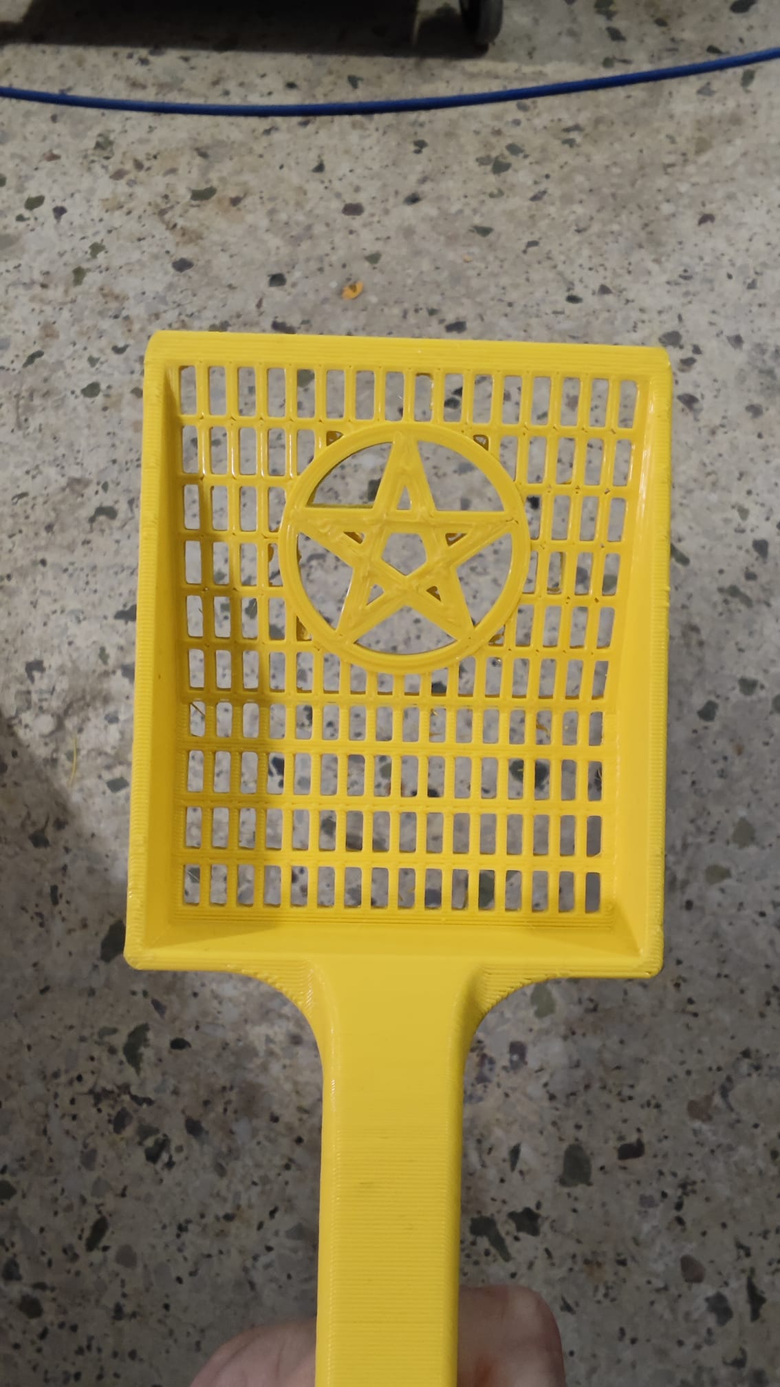 Pentagram Cat litter Scoop by Dlysikatos Download free STL model