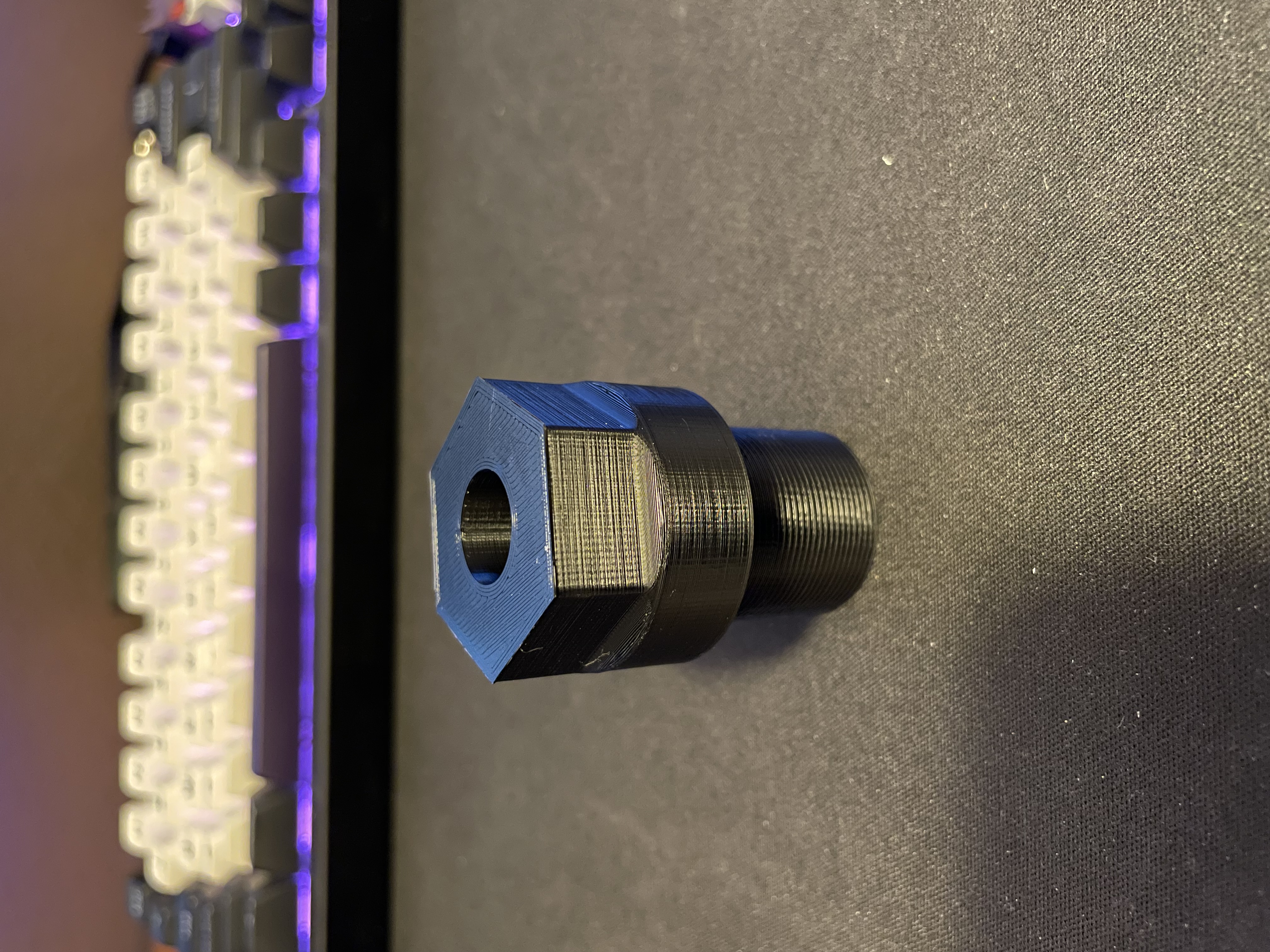 26mm x 1 threaded to 13mm slip for mic arm to monitor mount
