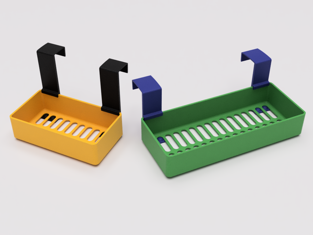 Modular parametric hanging trays