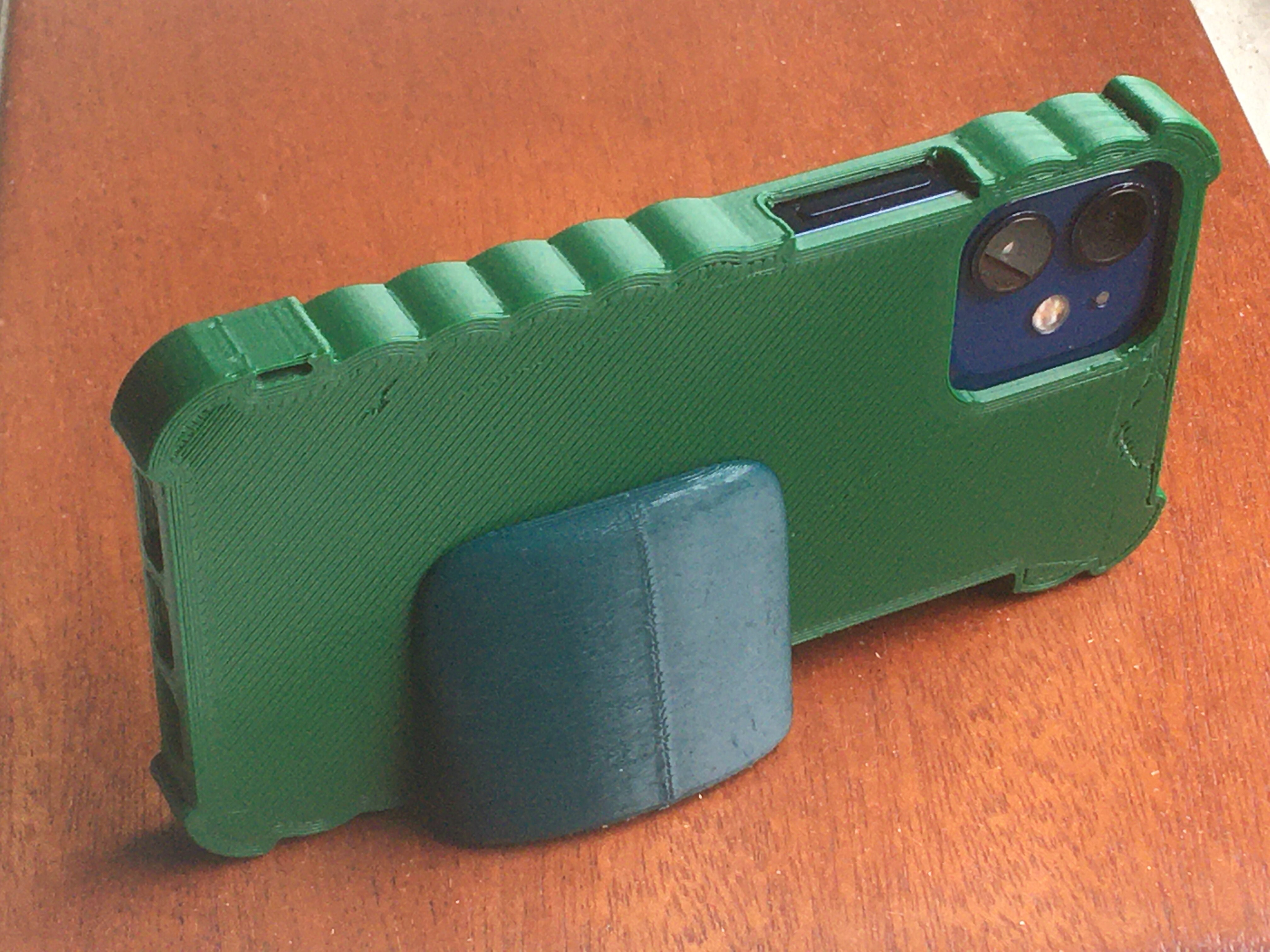 iPhone 12 mini case for building tripod mount. Remix of Barcooriver17's model.