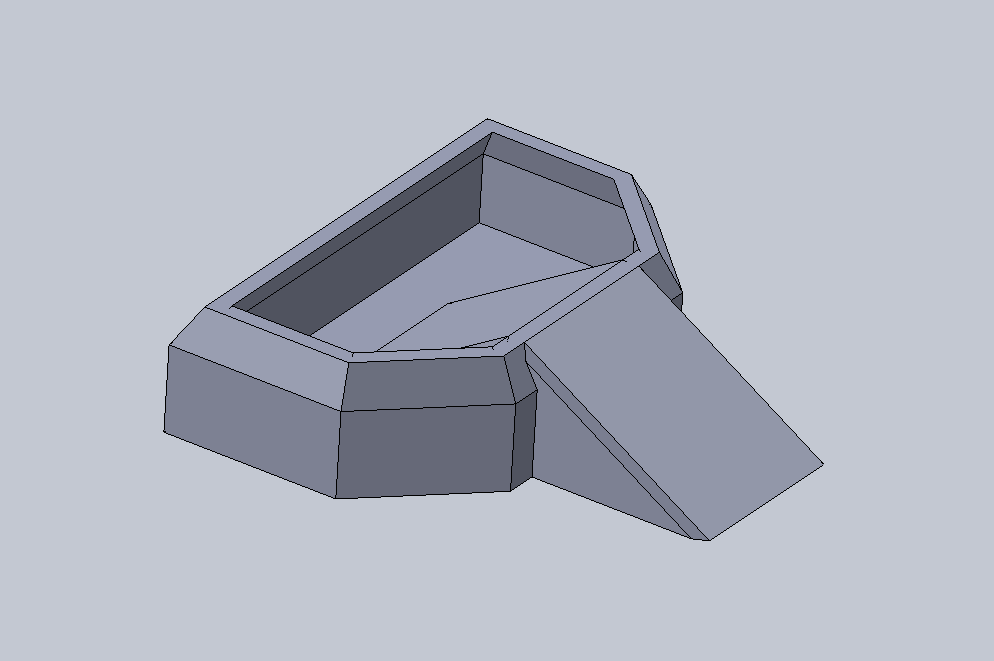 Isopod feeder ramp