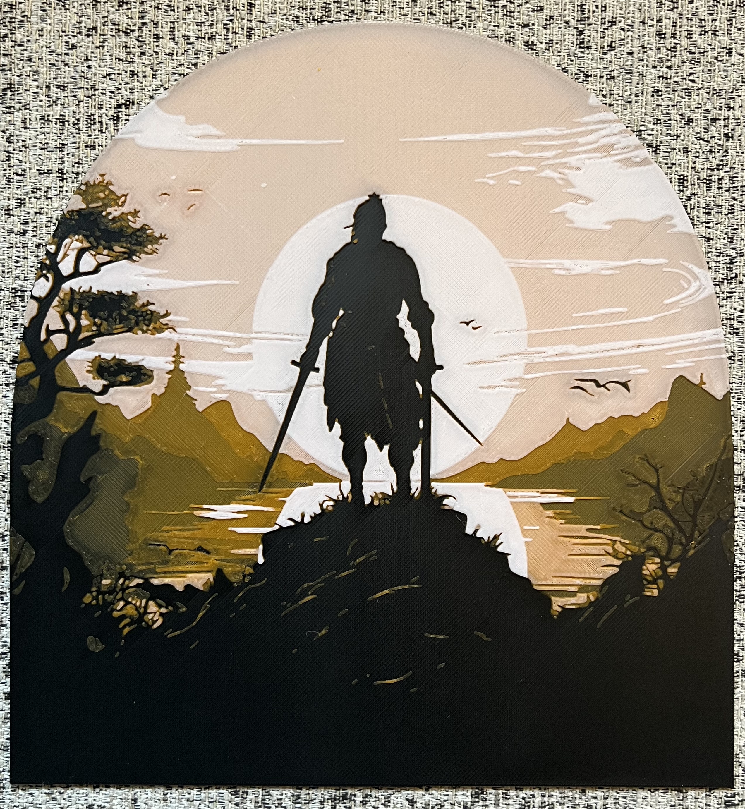 Pirate Silhouette (Filament Painting)
