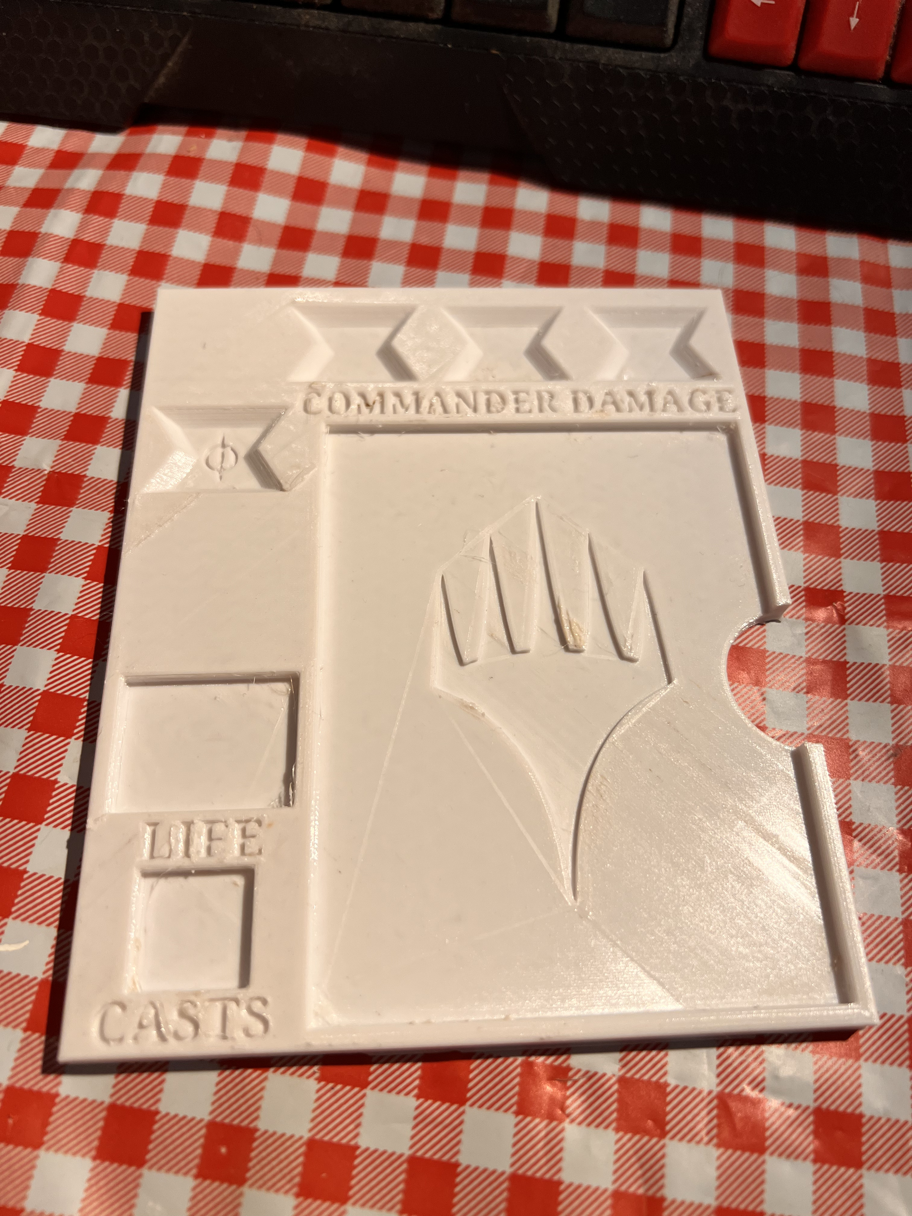 Improved commander tray