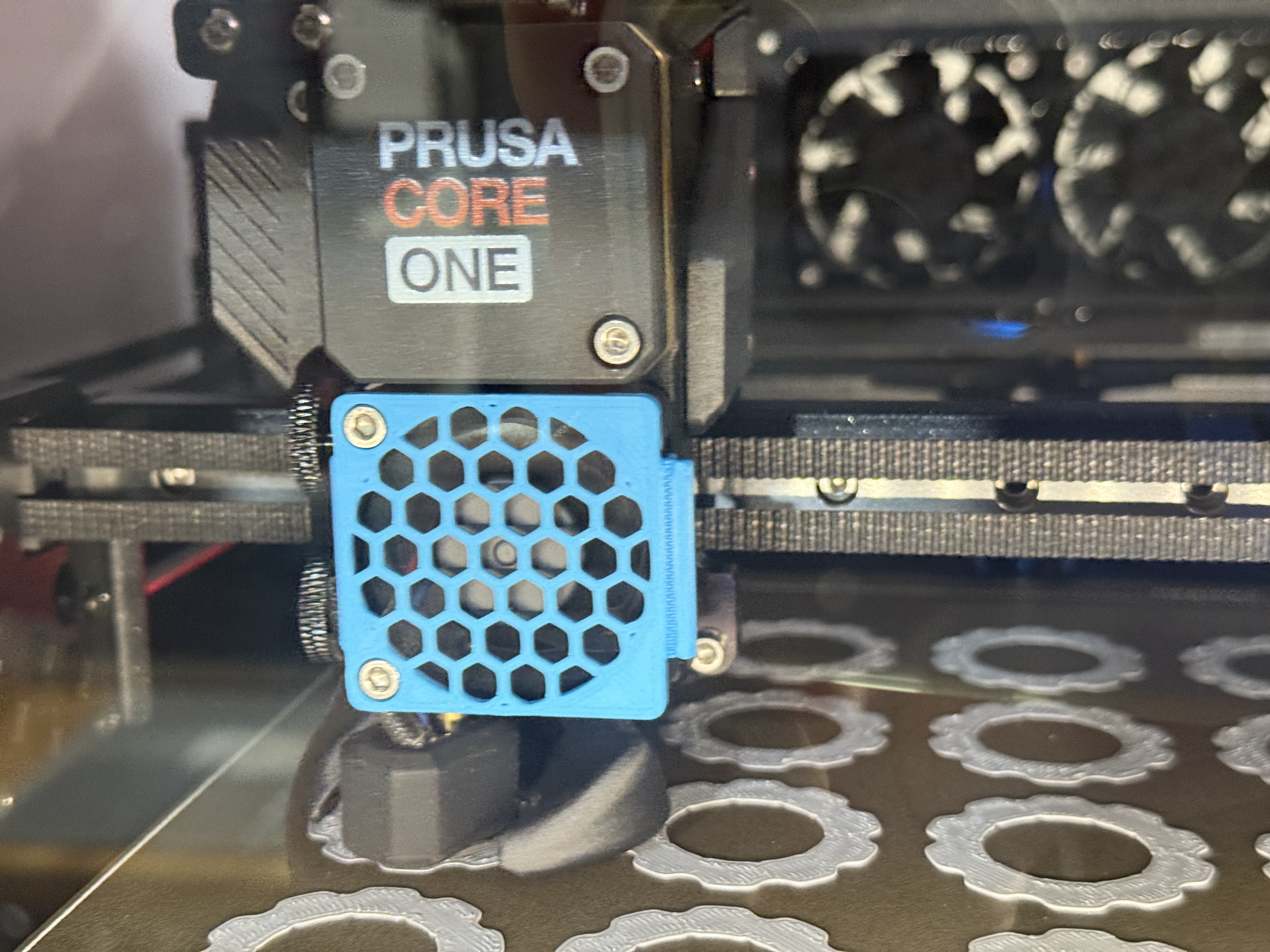 Snap-on Fan Guard for CORE One(+) and Mk4(S) Hotend Fans