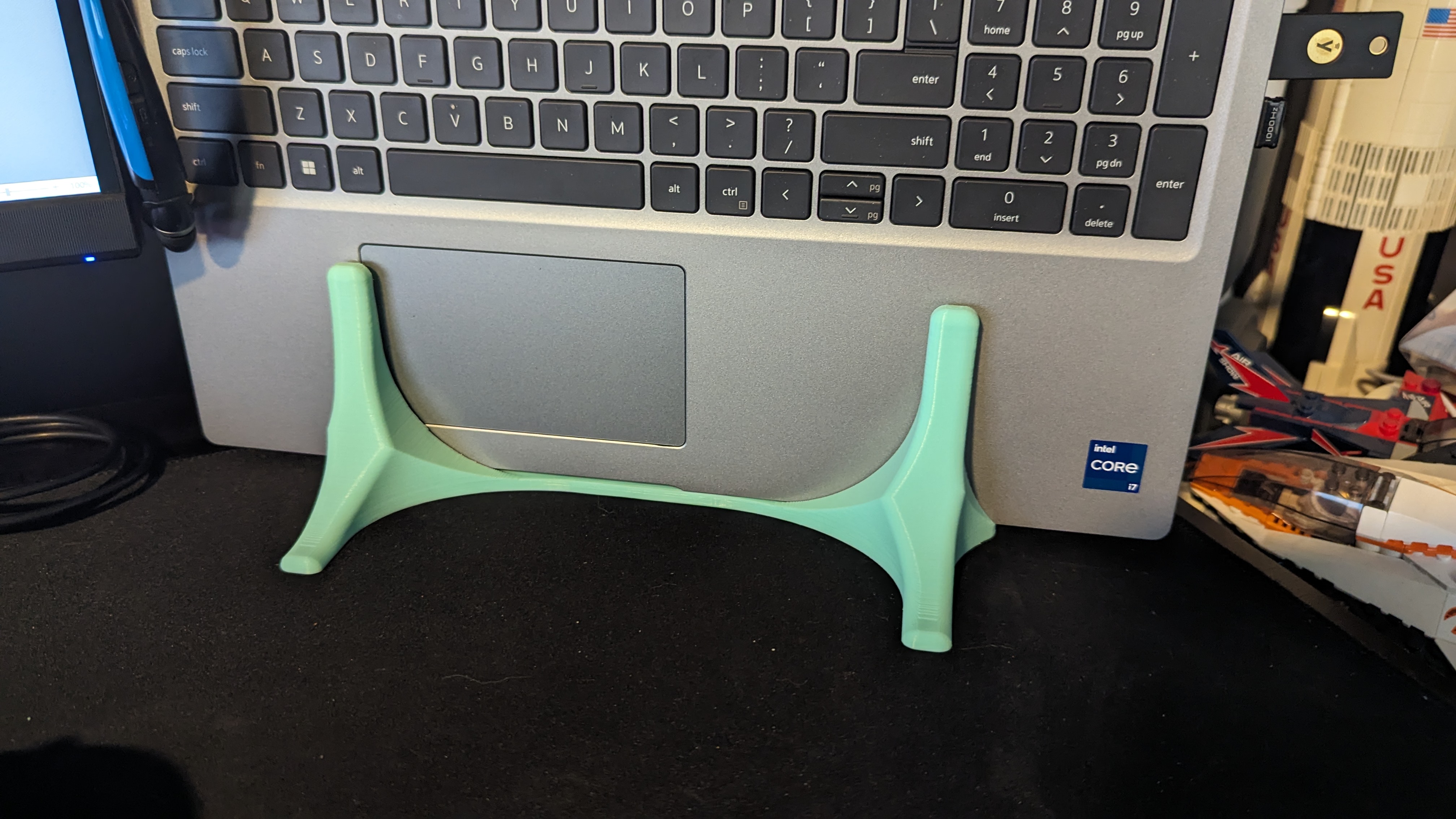 UPDATE: Angled Laptop Stand / Exended Support by BurgessG, Download free  STL model