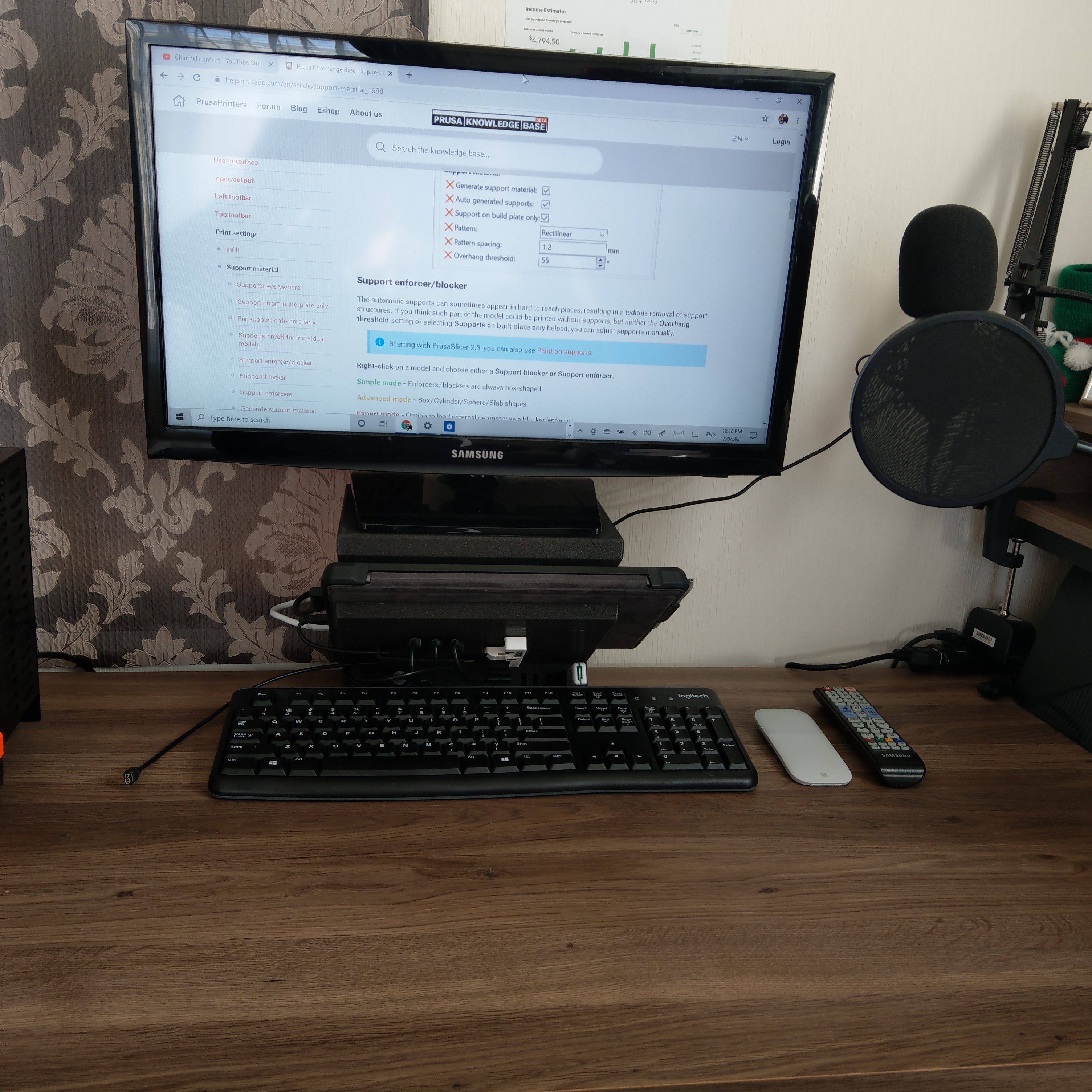all in one microsoft surface and monitor stand V1.2