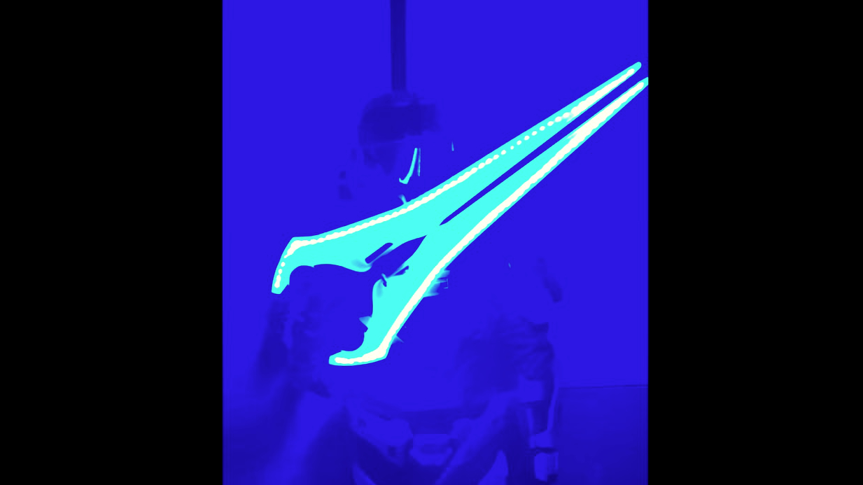 Halo Energy Sword (pushbutton mod)
