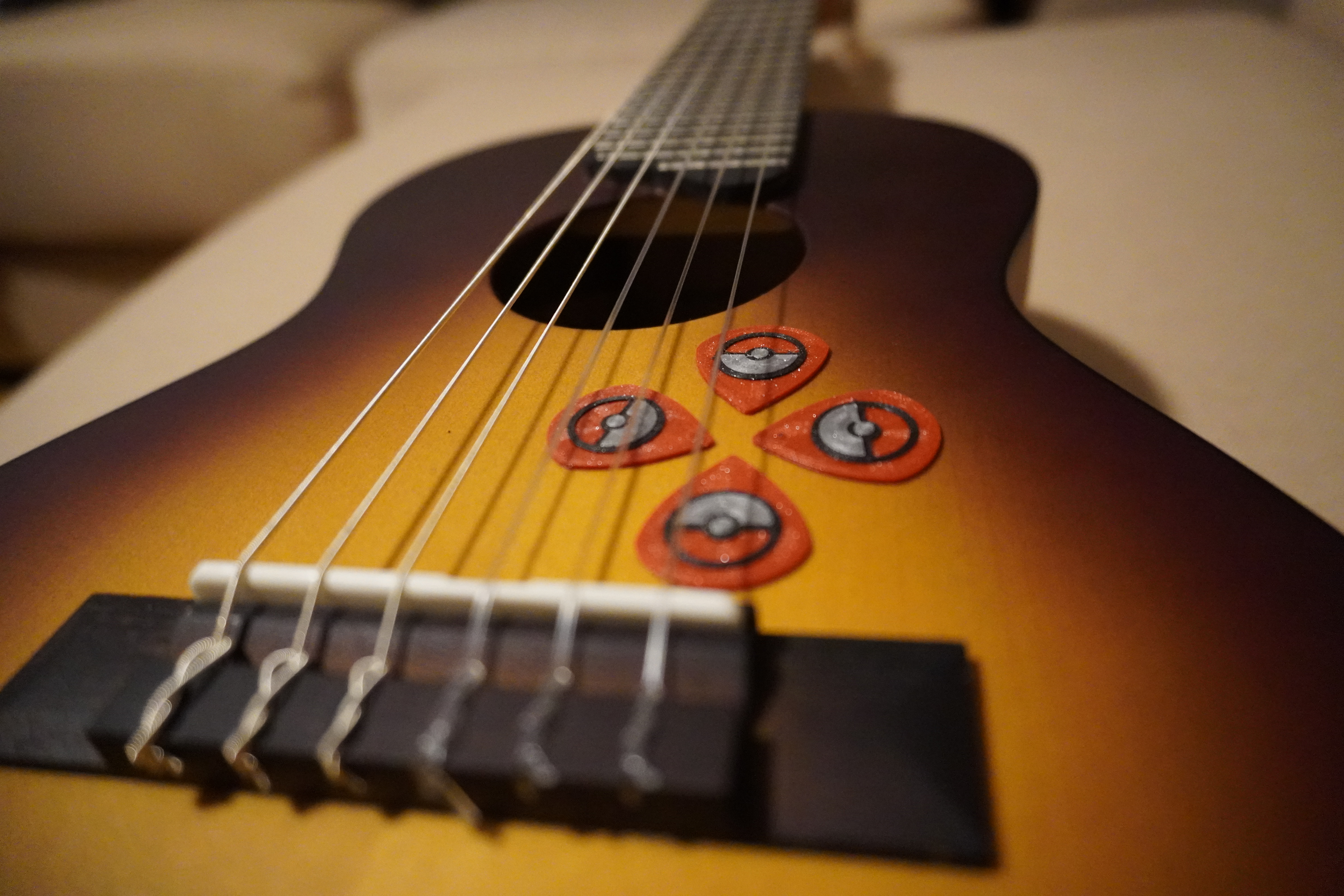 PokePick: guitar jazz pick 3D model thumbnail