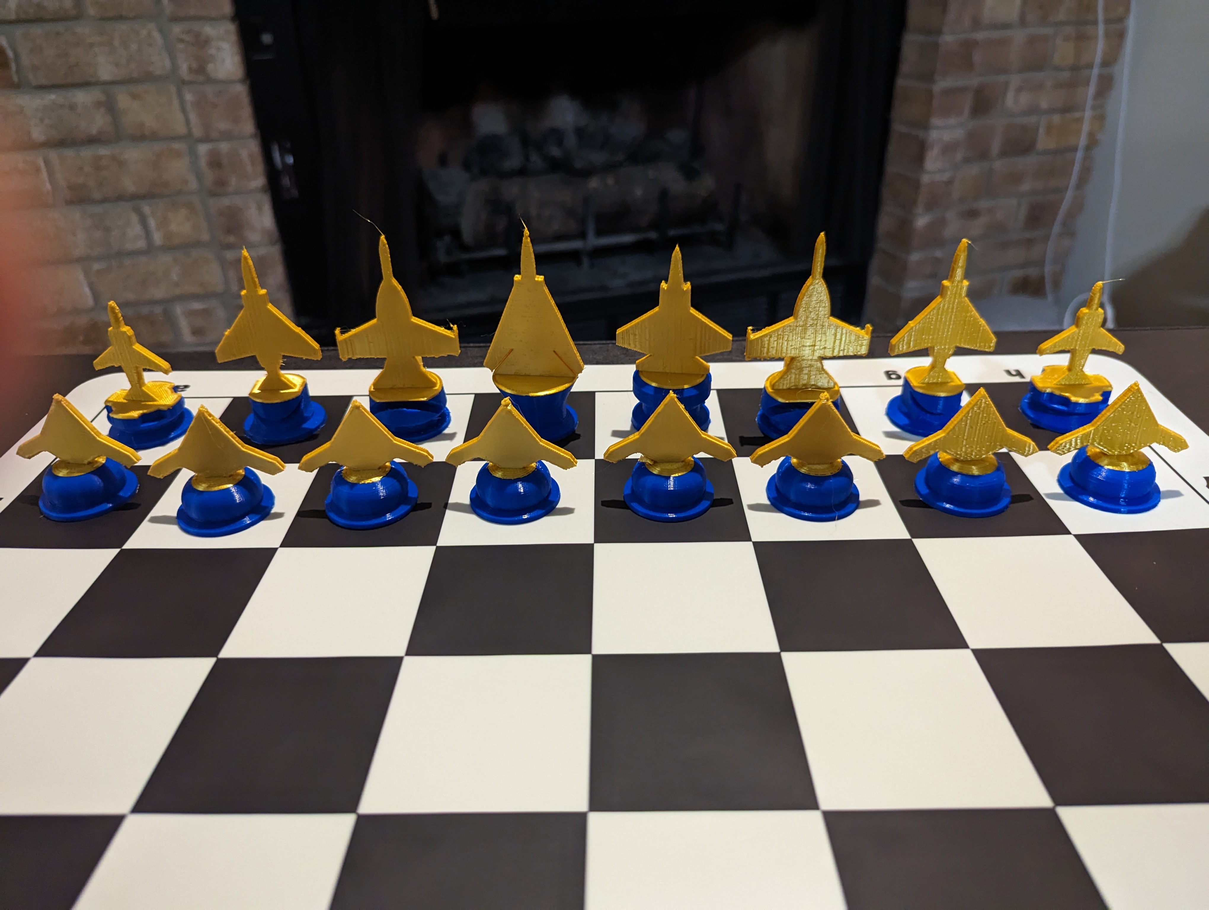 Navy Planes Chess Set
