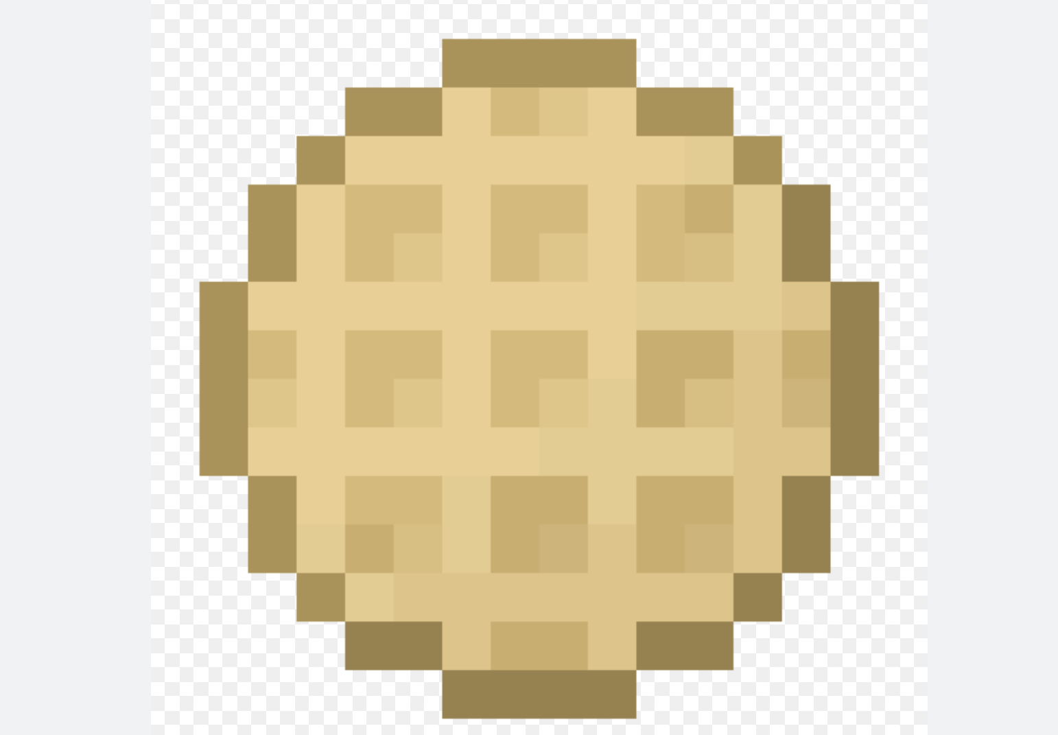 Minecraft waffle (edited) by Kids creator Download free STL model