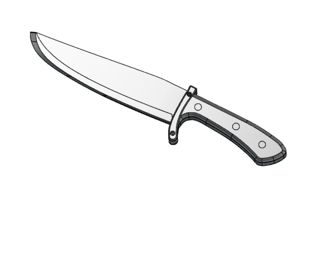 Bowie Knife by Peter Laucks Download free STL model
