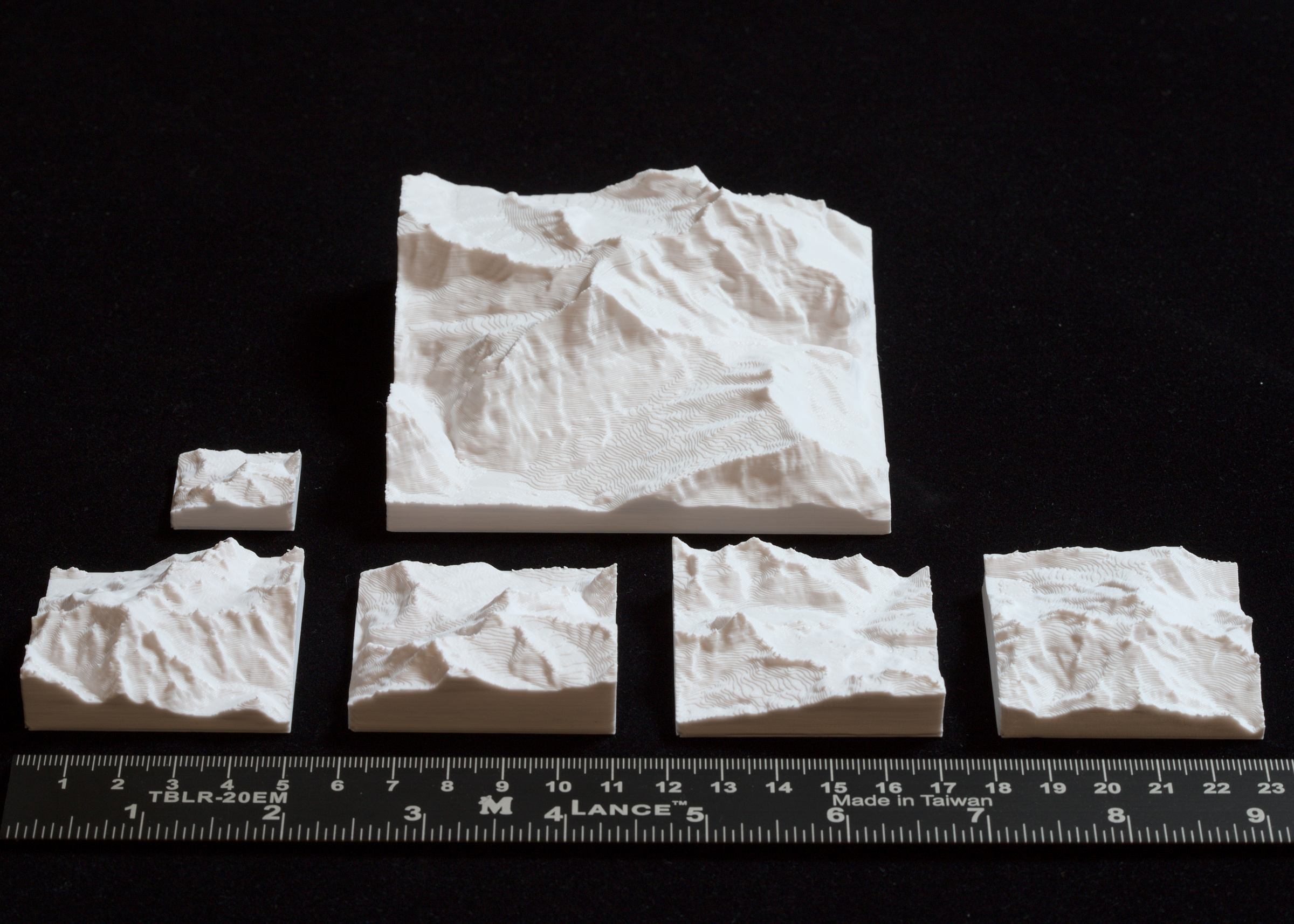 Mont Blanc, Eiger, Matterhorn, Monte Rosa 3D Maps