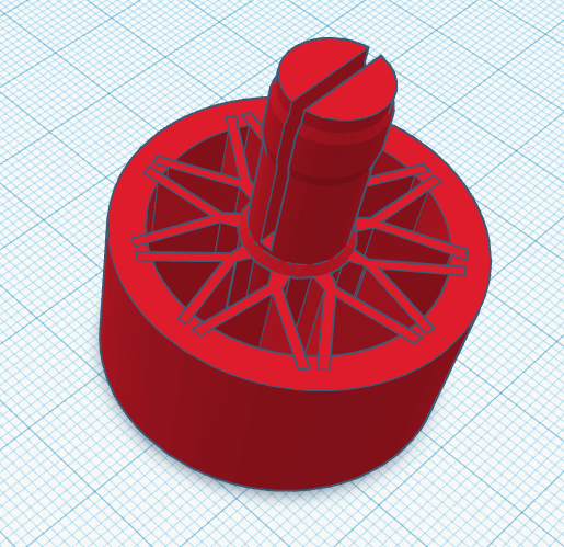 Rim/wheel for low poly Datsun 240Z
