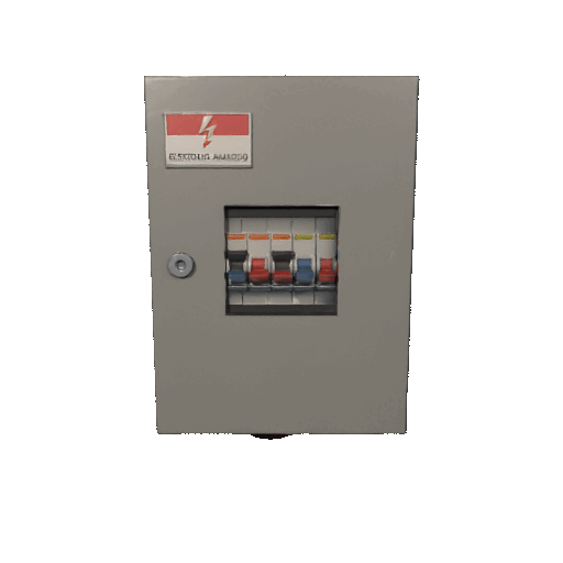 Low Poly Electrical Panel — miniatura 2