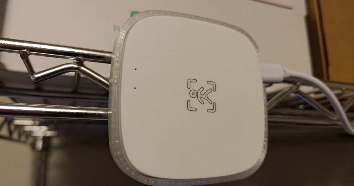 Tuya Human Presence Sensor Wire Rack Mount by ccl13 | Download free STL ...