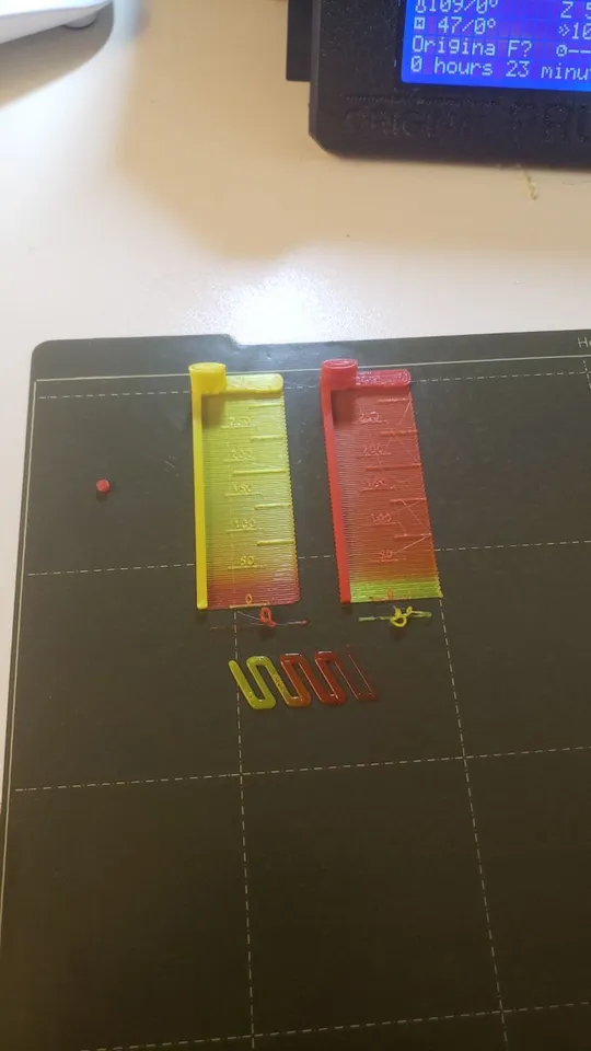 MMU filament purge calibration print - Core One & Mk3 by Ro3Deee