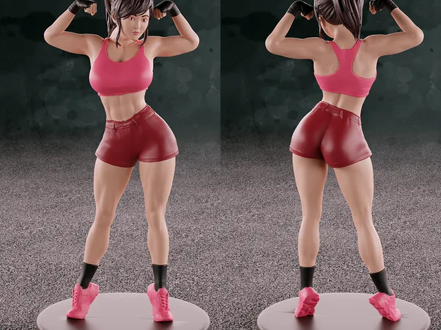 Fighter Girl STL file