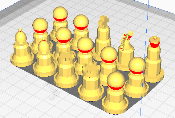 Chess Board With Peices and Tiles