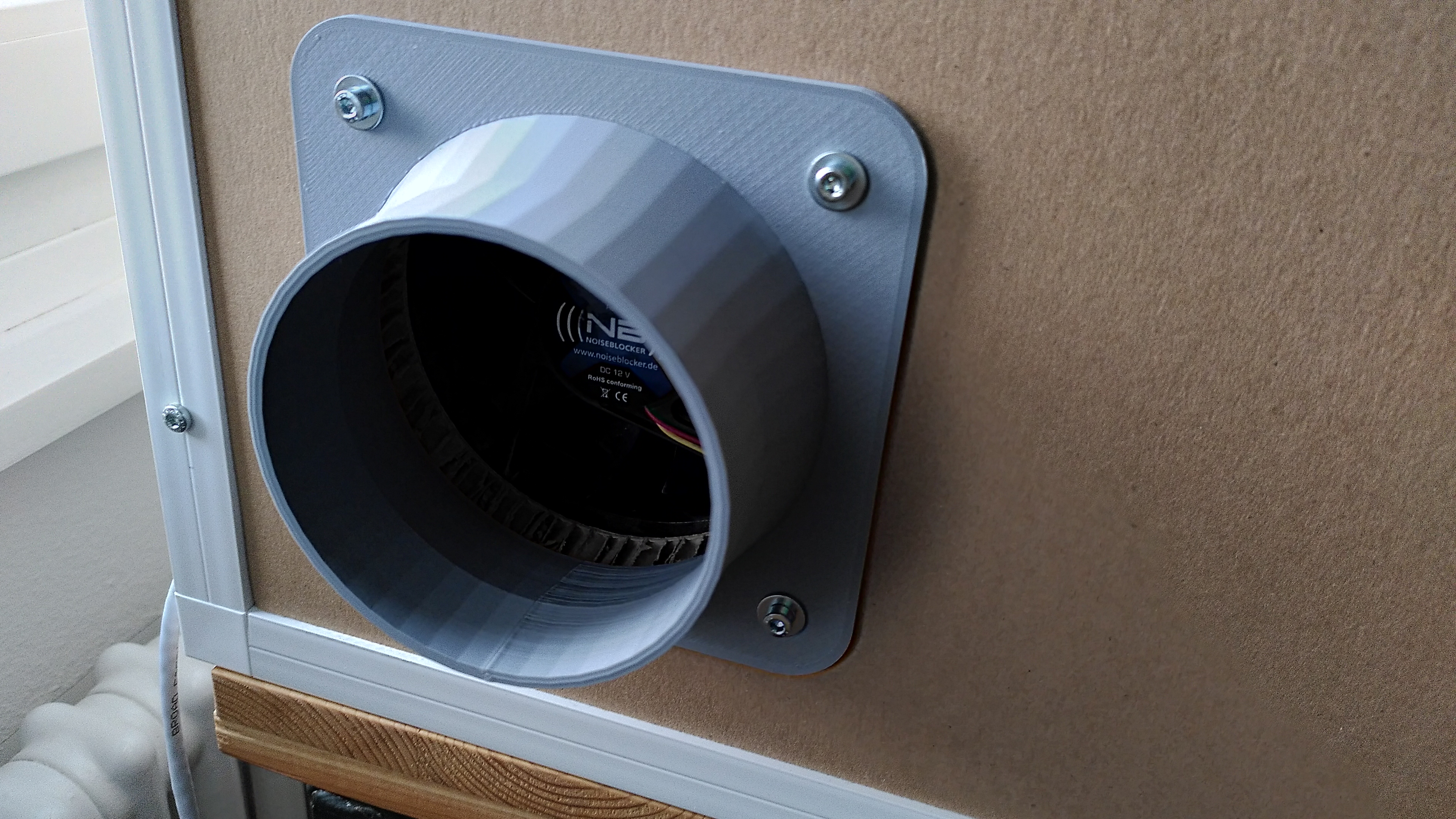100mm Reduction Fan Duct for 120mm Fan