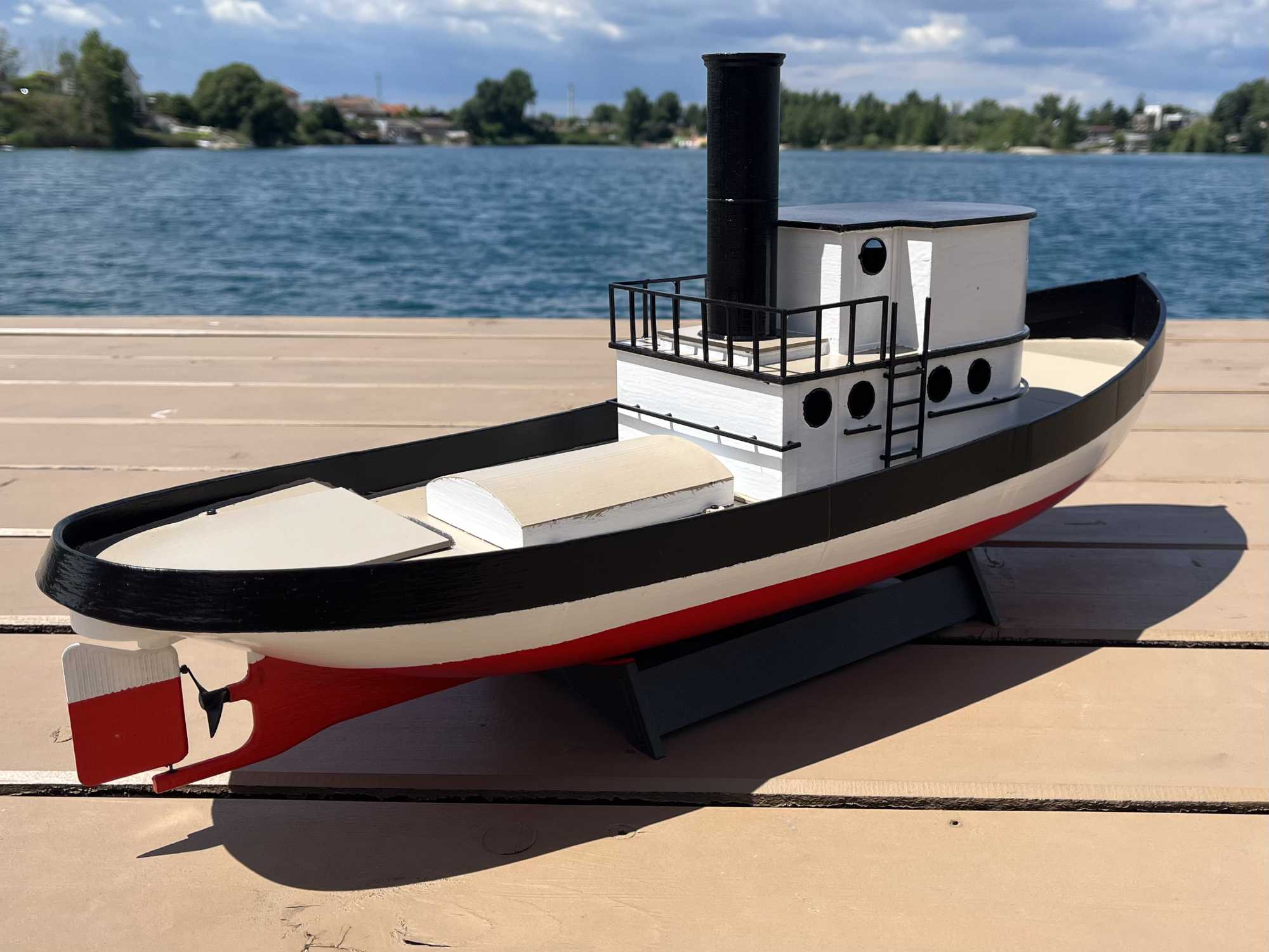 Miniatura 2 do modelo 3D RC Boat model