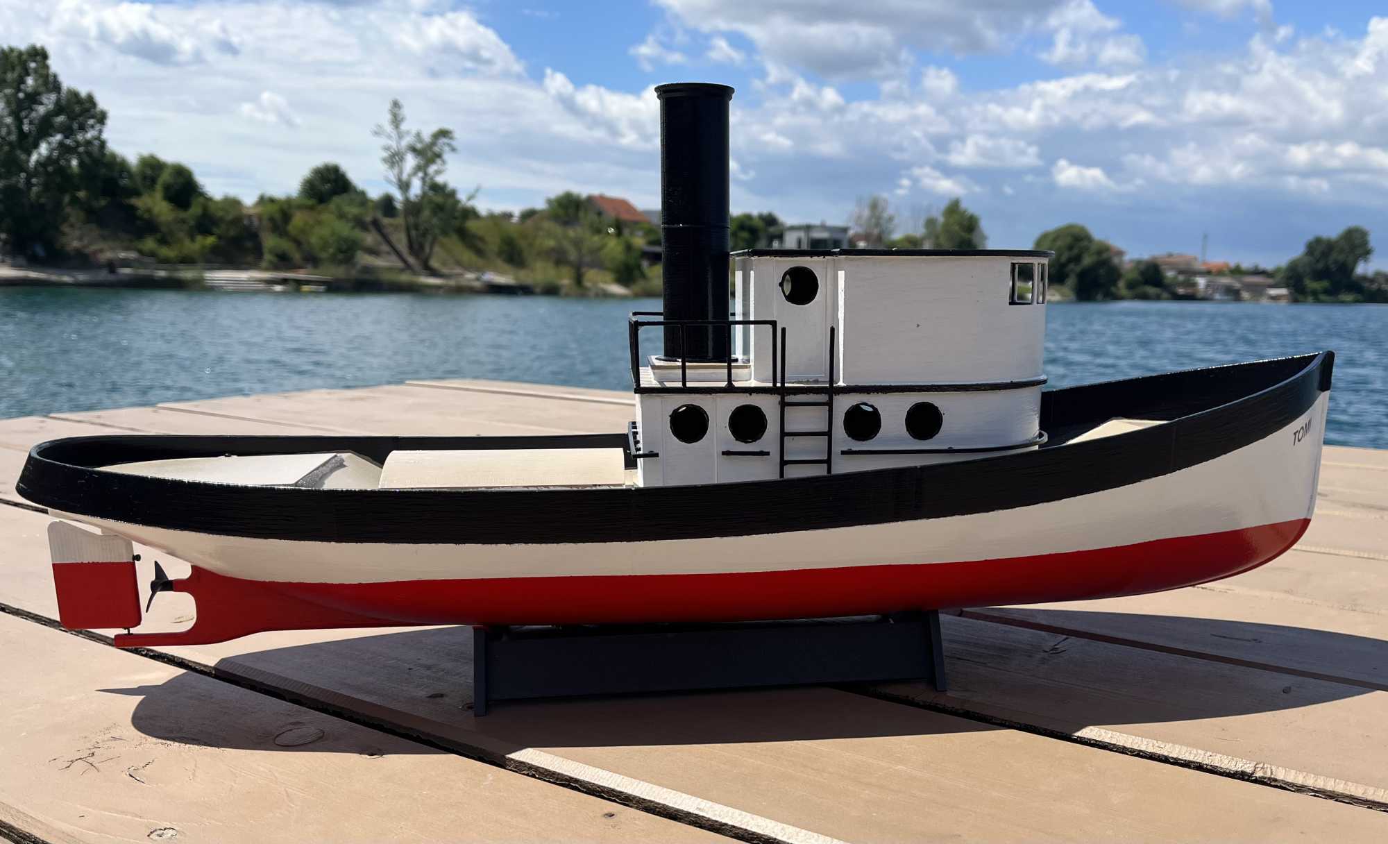 Miniatura 3 do modelo 3D RC Boat model