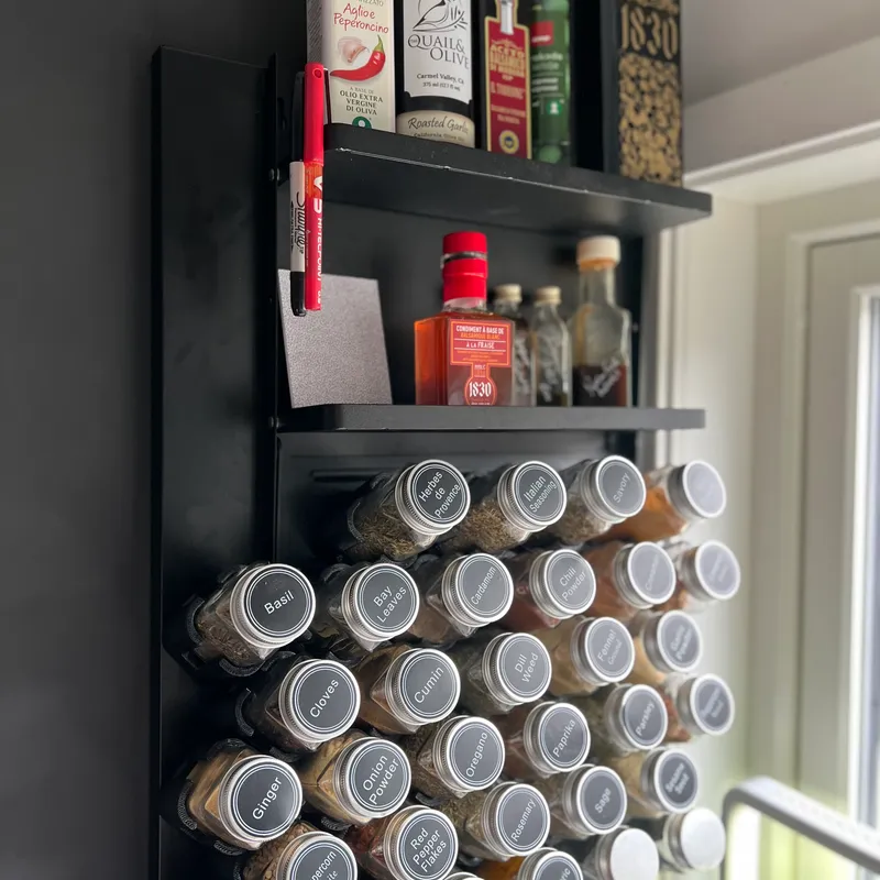 How To Make a Wall-Mounted Magnetic Spice Rack