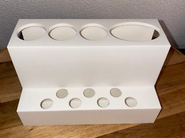 Remix Electric Tooth Brush Holder/Stand 7 brush tips design